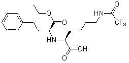 N2-[1-(S)-ethoxycarbonyl-3-phenylpropyl]-N6-trifluoroacetyl-